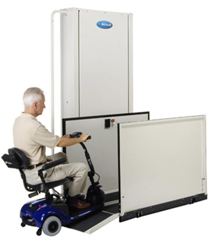 wheelchair elevator vpl vertical platform phoenix porch lift