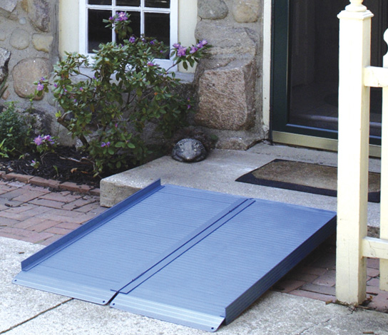 AlumiRamp AlumiLite Landscape Collection Colors - Aluminum Wheelchair Access Curb Ramp