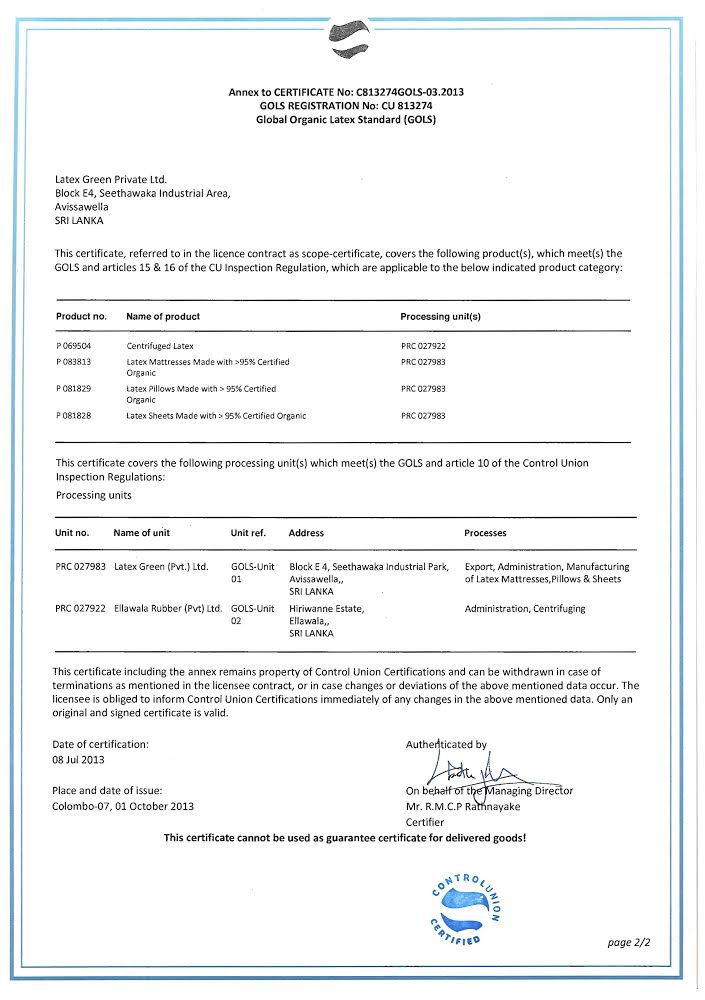 gots certified organic We can deliver organic mattresses and beds every where in the Orange County Metro Area