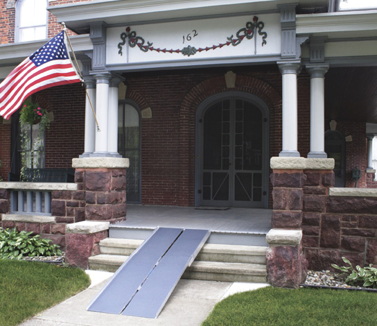 AlumiRamp Ready Ramp - Portable, Trifold, Aluminum Wheelchair Access Ramp